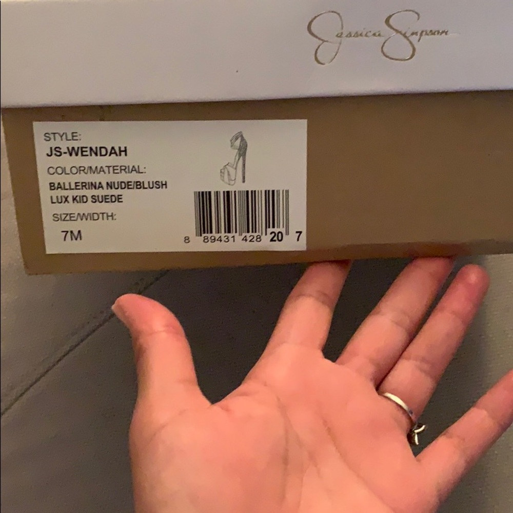 Jessica Simpson Wendah blush heels